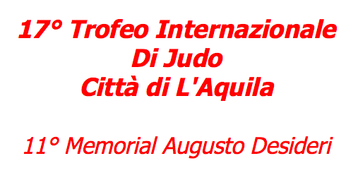 Trofeo Città di L’Aquila (Trofeo Italia) rinviato a data da destinarsi